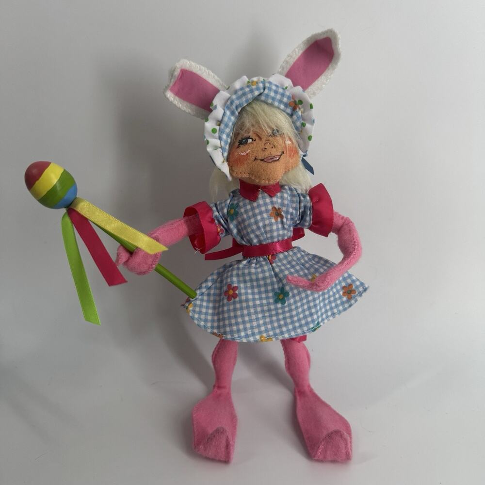 2013 Annalee Doll Easter Parade Girl Bunny 9”
